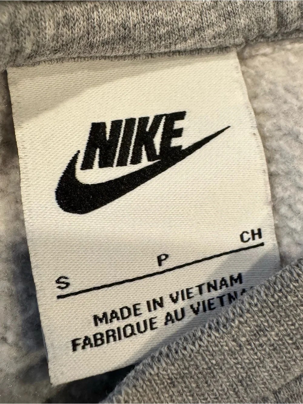 Nike Sportswear Club Fleece Crewneck Sweatshirt Grey BV2662-063 Size Small